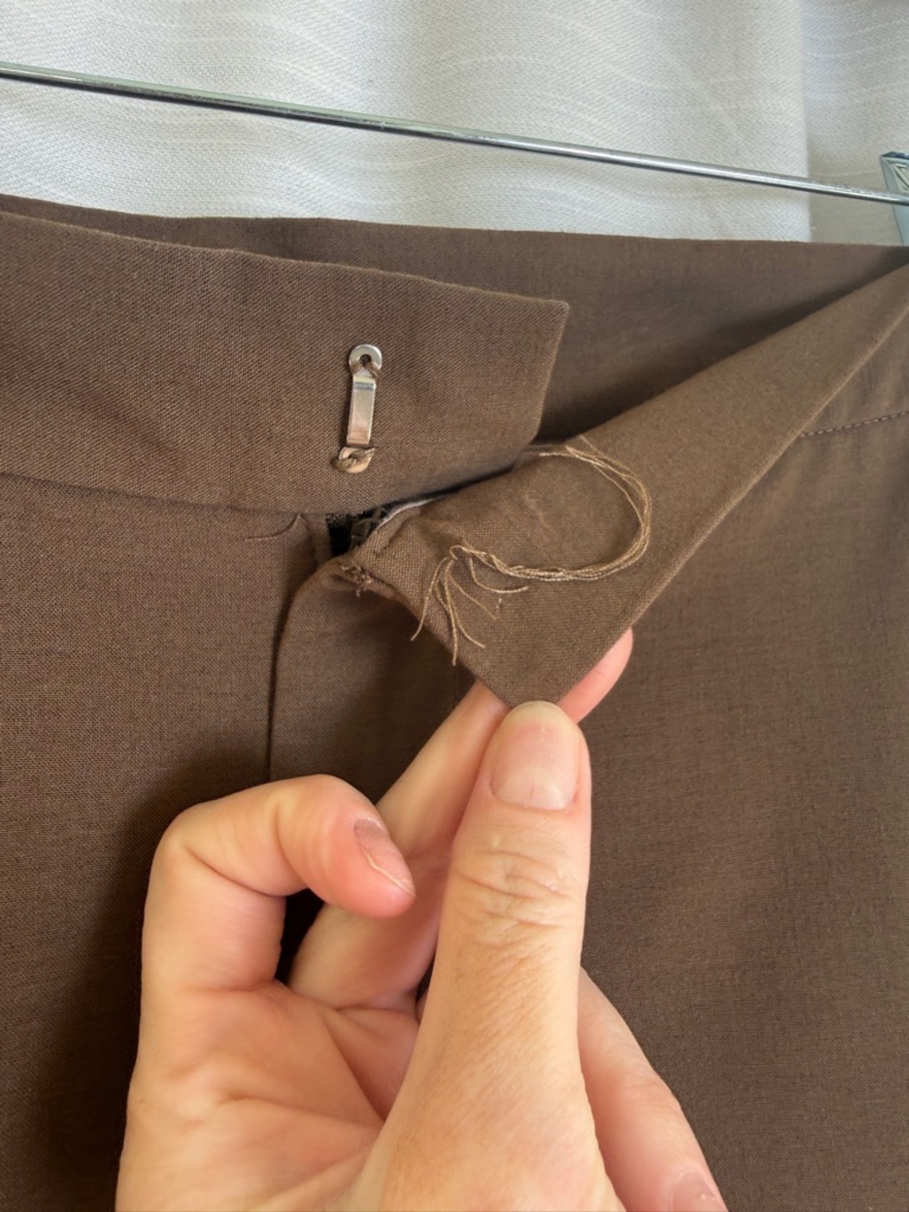 Emory Park Brown Matching Set Wide Leg Pants Ruched Crop Top Chic | Size S + M - Picture 13 of 17